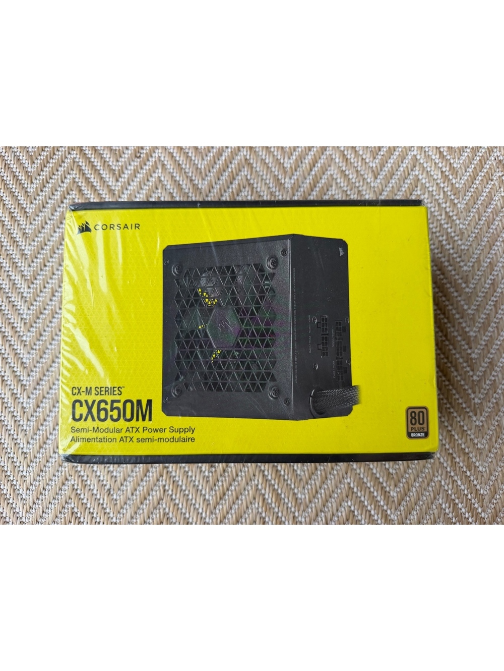 Corsair CX650M, 650-watt, 80 PLUS Bronze certified semi-modular ATX power supply